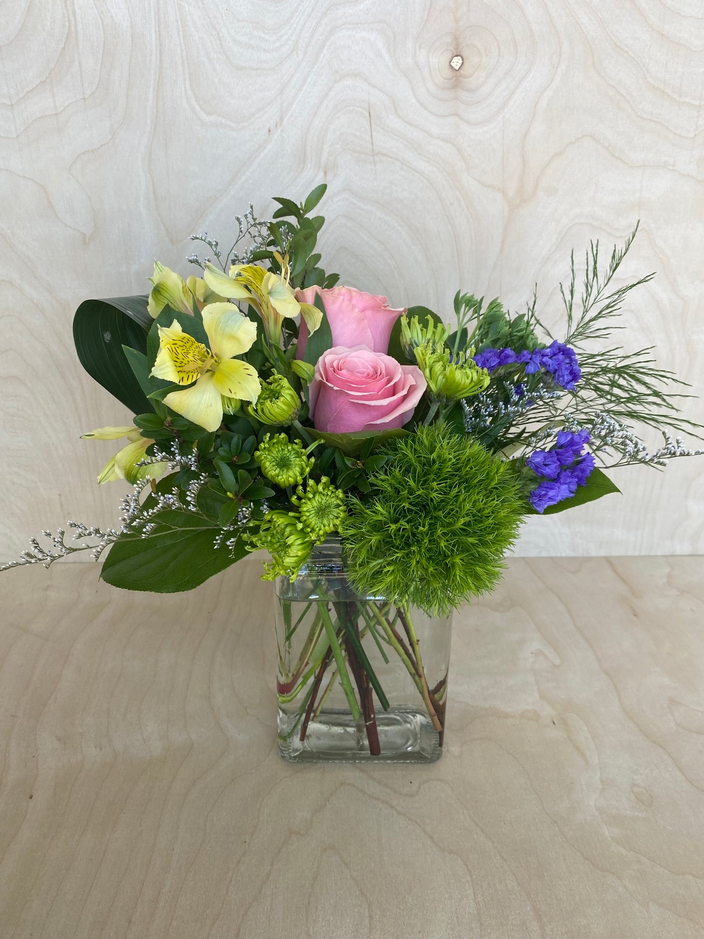 Pink Rose Arrangement